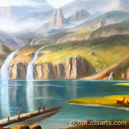 Oil Painting Drawing of oil painting works Supplier